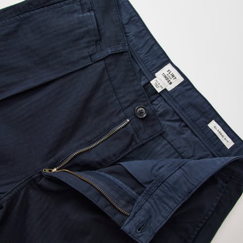 laydown detail image of Pleated Chino - HB Classic