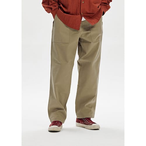 on model image of Jungle Cloth Fatigue Pants