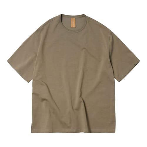 laydown image of OG Double Ribbed Oversized T-Shirt