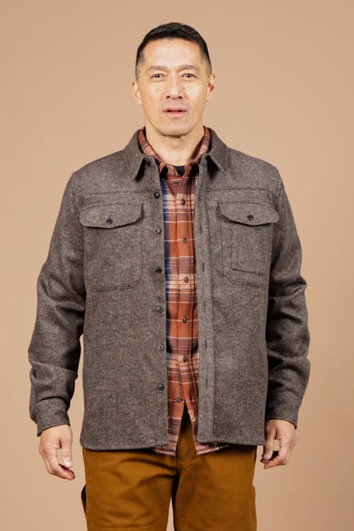 on model image of Fielding Shirt Jacket