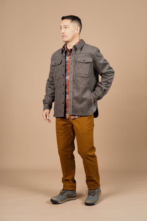 on model image of Fielding Shirt Jacket