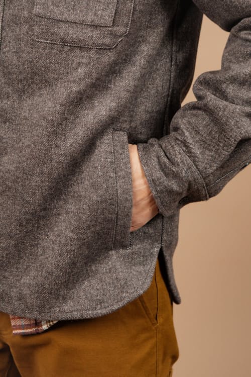 on model image of Fielding Shirt Jacket