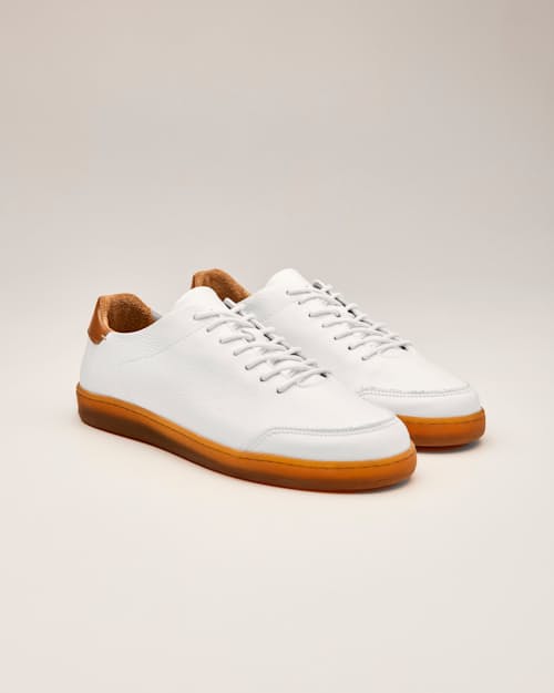 laydown detail image of Pebbled Leather Terra Low Sneaker