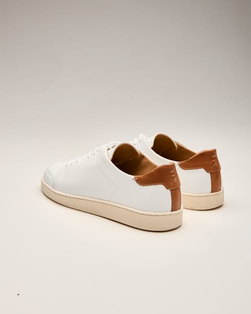 laydown detail image of Pebbled Leather Terra Low Sneaker