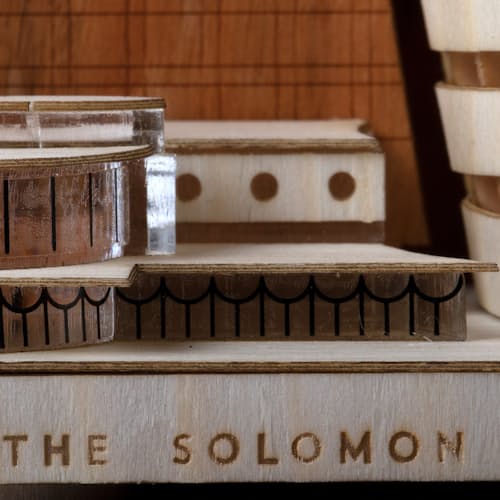 laydown image of DIY Guggenheim Museum Architectural Model