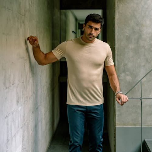 laydown image of 72-Hour Merino Tencel Tee
