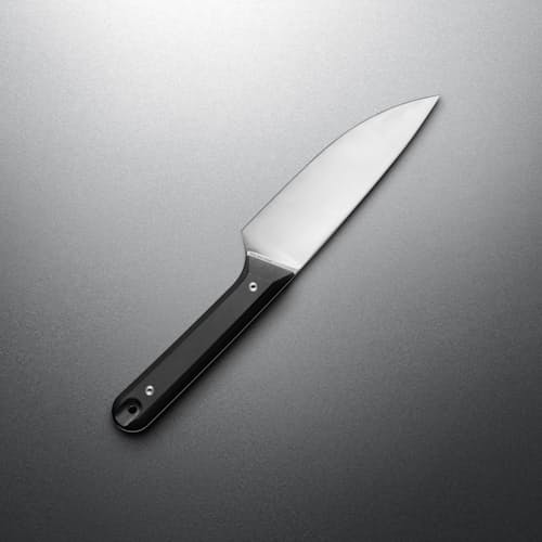 laydown image of The Hells Canyon Chef Knife