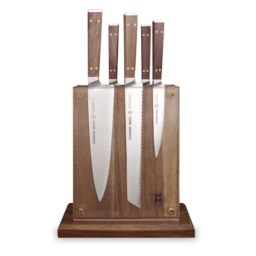 laydown image of 6 Pc Knife Block Set
