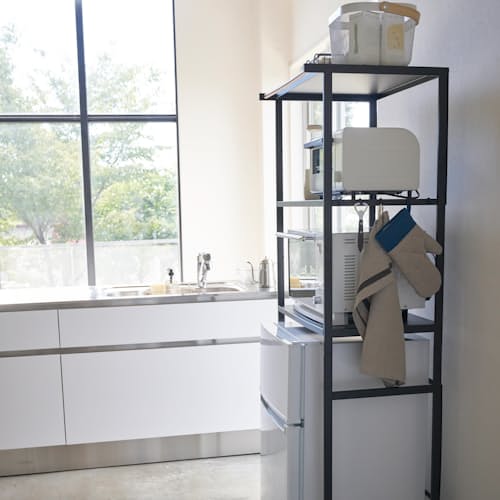 lifestyle image of Kitchen Appliance Storage Rack