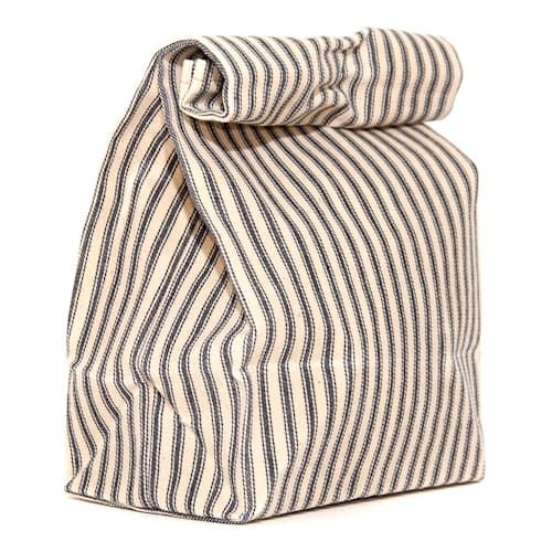 laydown image of Waxed Canvas Lunch Bag