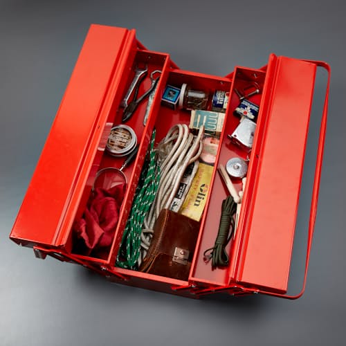 laydown image of The Workman's Toolbox