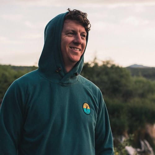 laydown image of Palo Duro Fleece Hoodie