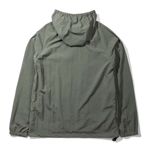 laydown image of Hooded Windbreaker Jacket