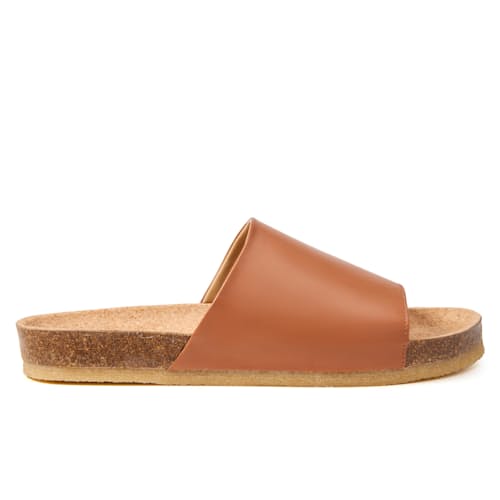 laydown image of Leather Slide