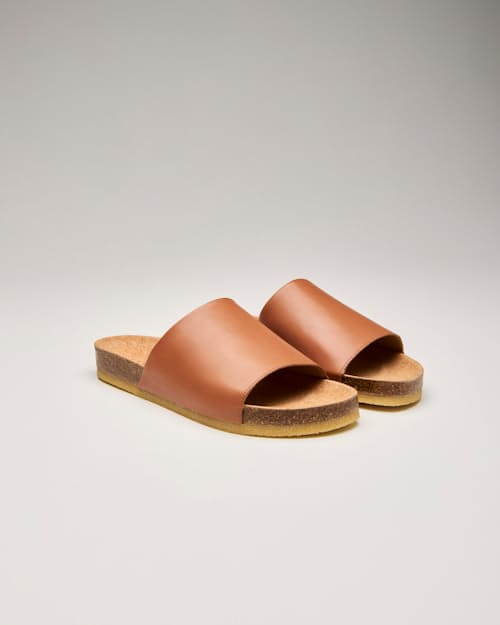 laydown detail image of Leather Slide