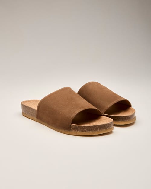 laydown detail image of Leather Slide
