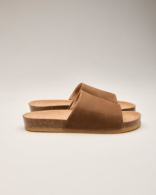 laydown detail image of Leather Slide