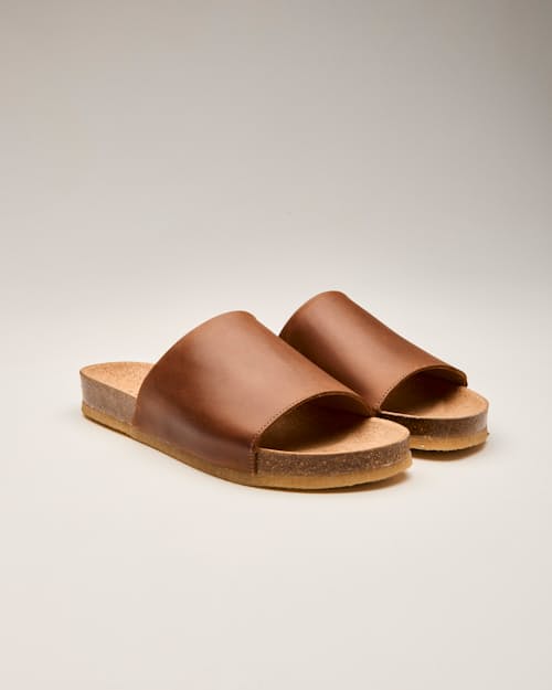 laydown detail image of Leather Slide