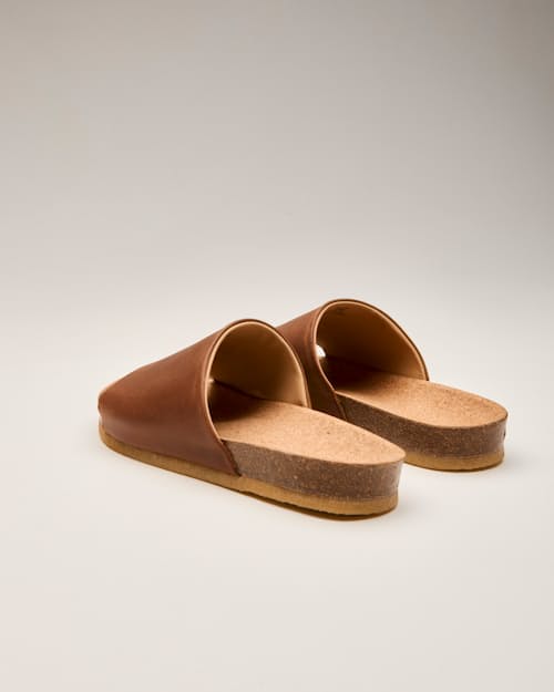 laydown detail image of Leather Slide