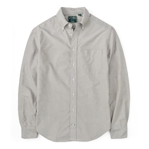 laydown image of Classic American Vintage Slim Oxford Shirt