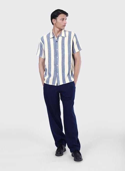 lifestyle image of Chintan Handwoven Short Sleeve Shirt