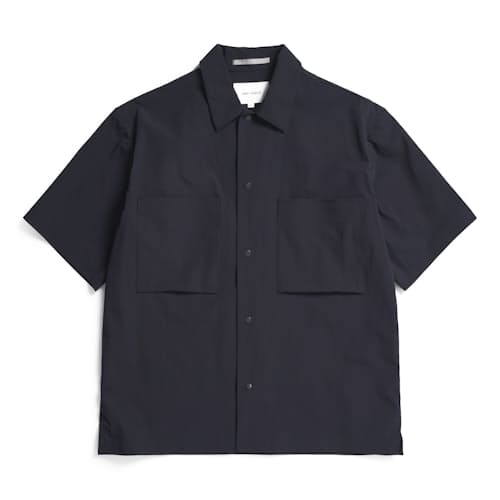 laydown image of Hermann Travel Light Short Sleeve Shirt