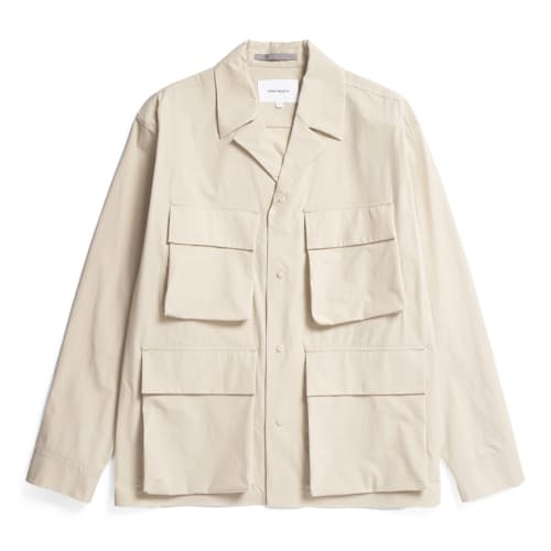 laydown image of Mads Travel Light Overshirt