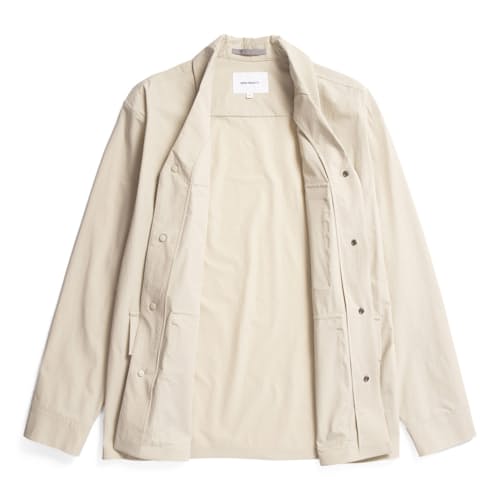 laydown image of Mads Travel Light Overshirt