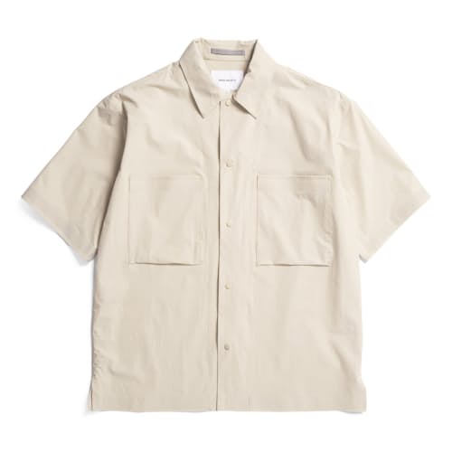 laydown image of Hermann Travel Light Short Sleeve Shirt