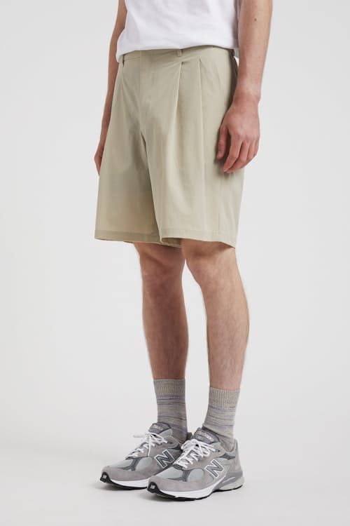 on model image of Benn Travel Light Shorts