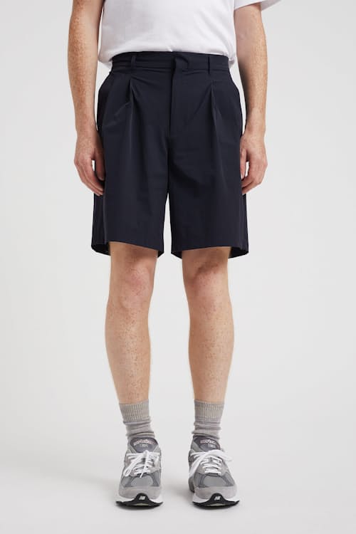 on model image of Benn Travel Light Shorts