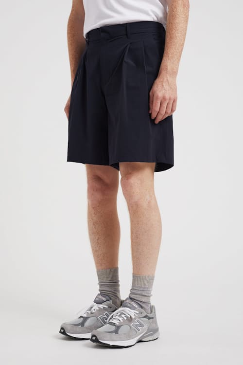 on model image of Benn Travel Light Shorts