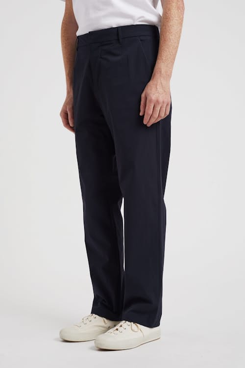 on model image of Aaren Light Travel Pant