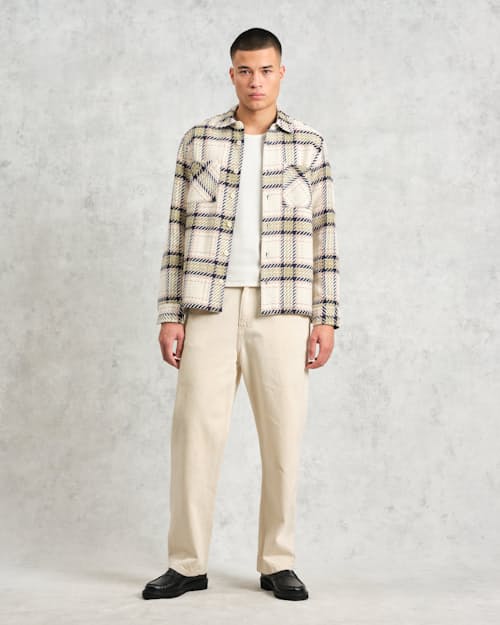 on model image of Whiting Overshirt