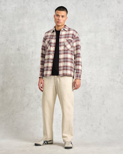 on model image of Whiting Overshirt