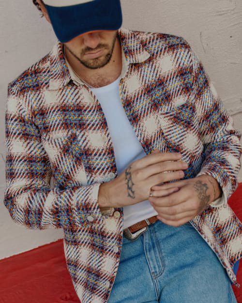 lifestyle image of Whiting Overshirt