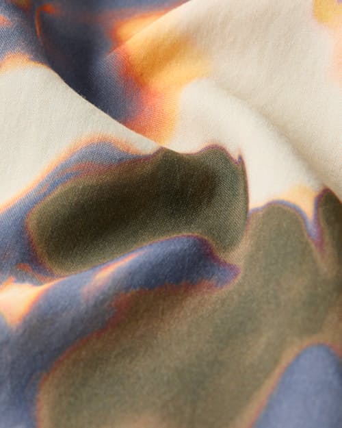 laydown detail image of Didcot Blur Floral Short Sleeve Shirt