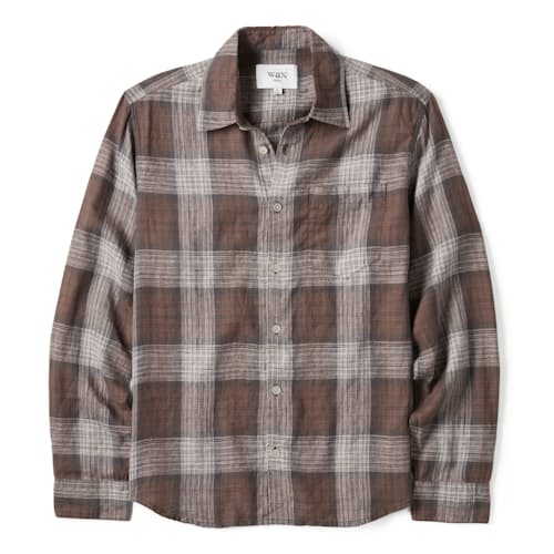 laydown image of Jaunt Linen Long Sleeve Shirt