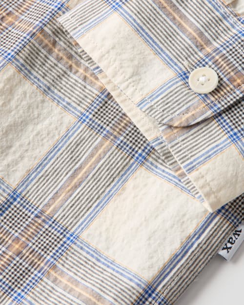 laydown detail image of Jaunt Textured Long Sleeve Shirt