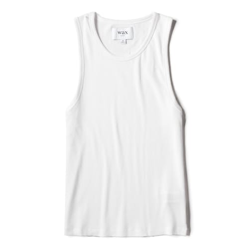 laydown image of Montague Ribbed Tank Top