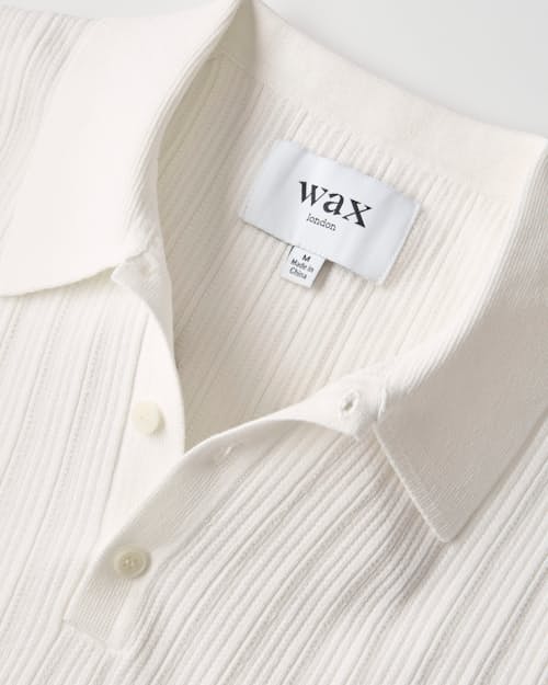 laydown detail image of Naples Knit Polo