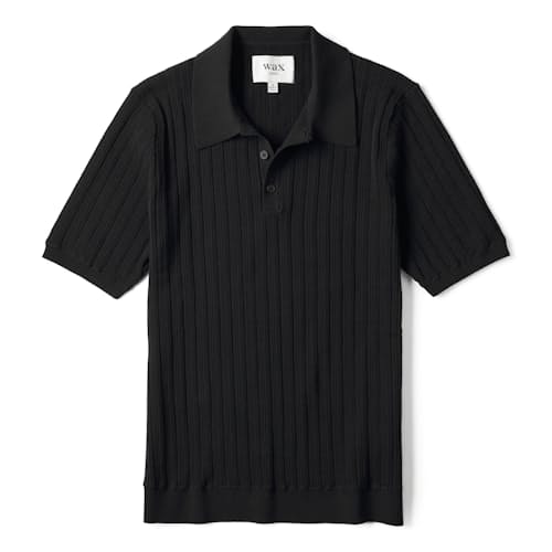 laydown image of Naples Knit Polo