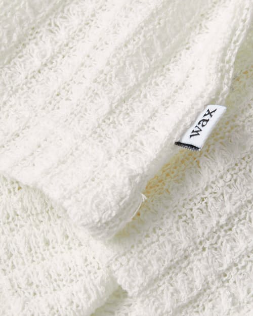 laydown detail image of Prim Jersey Lace Tank Top