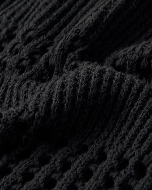laydown detail image of Siena Open Knit Polo