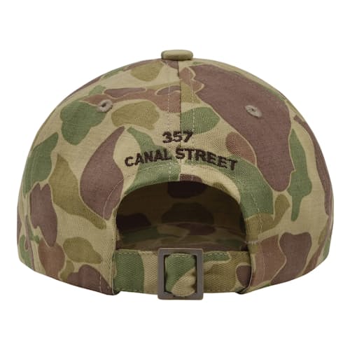 laydown image of Oil Canvas Cap