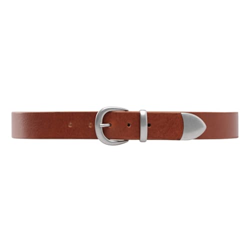 laydown image of Western Bridle Leather Belt