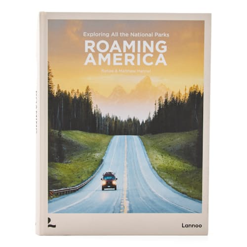 laydown image of Roaming America - Coffee Table Book