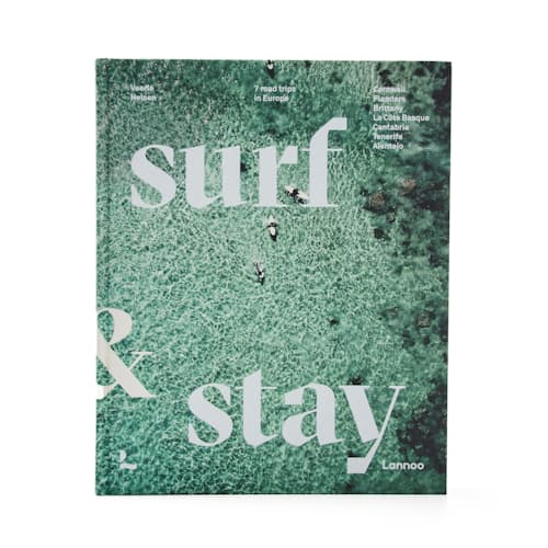 laydown image of Surf & Stay - Coffee Table Book