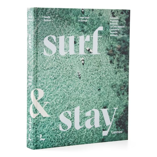 laydown image of Surf & Stay - Coffee Table Book