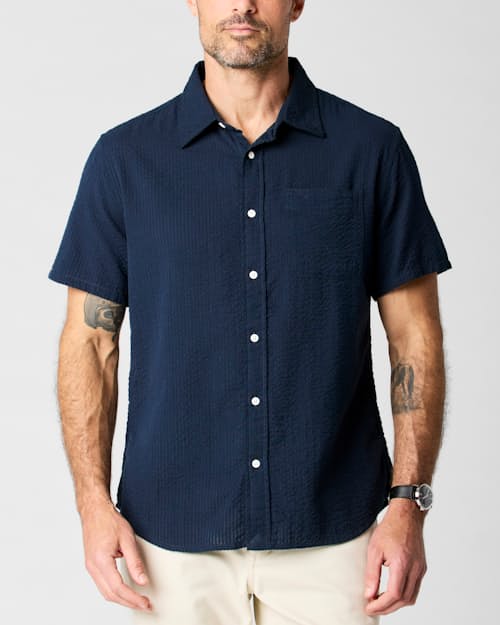 Zac is 6'0", 175lbs, and wearing size M